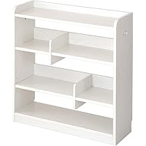 Amazon｜ぼん家具 本棚 オープンシェルフ 木製 幅90×奥行29×高さ